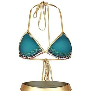 Green Gold Bikini
